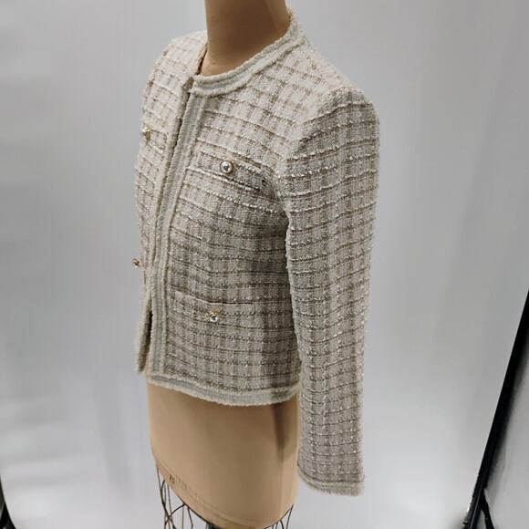 Tahari academia Women’s Career Work Blazer Office Professional tweed school - Picture 10 of 15